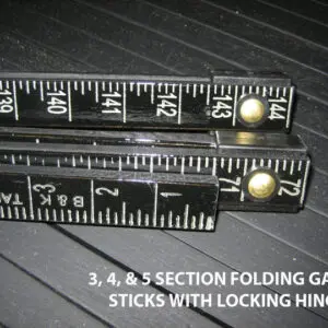 15 Foot 5-Section Folding Lock Joint Tank Gauge Stick Dual Inch/Foot Scale | B&K
